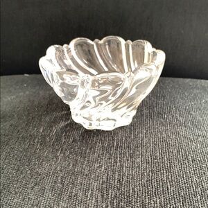Mikasa Clear Glass Candle Holder